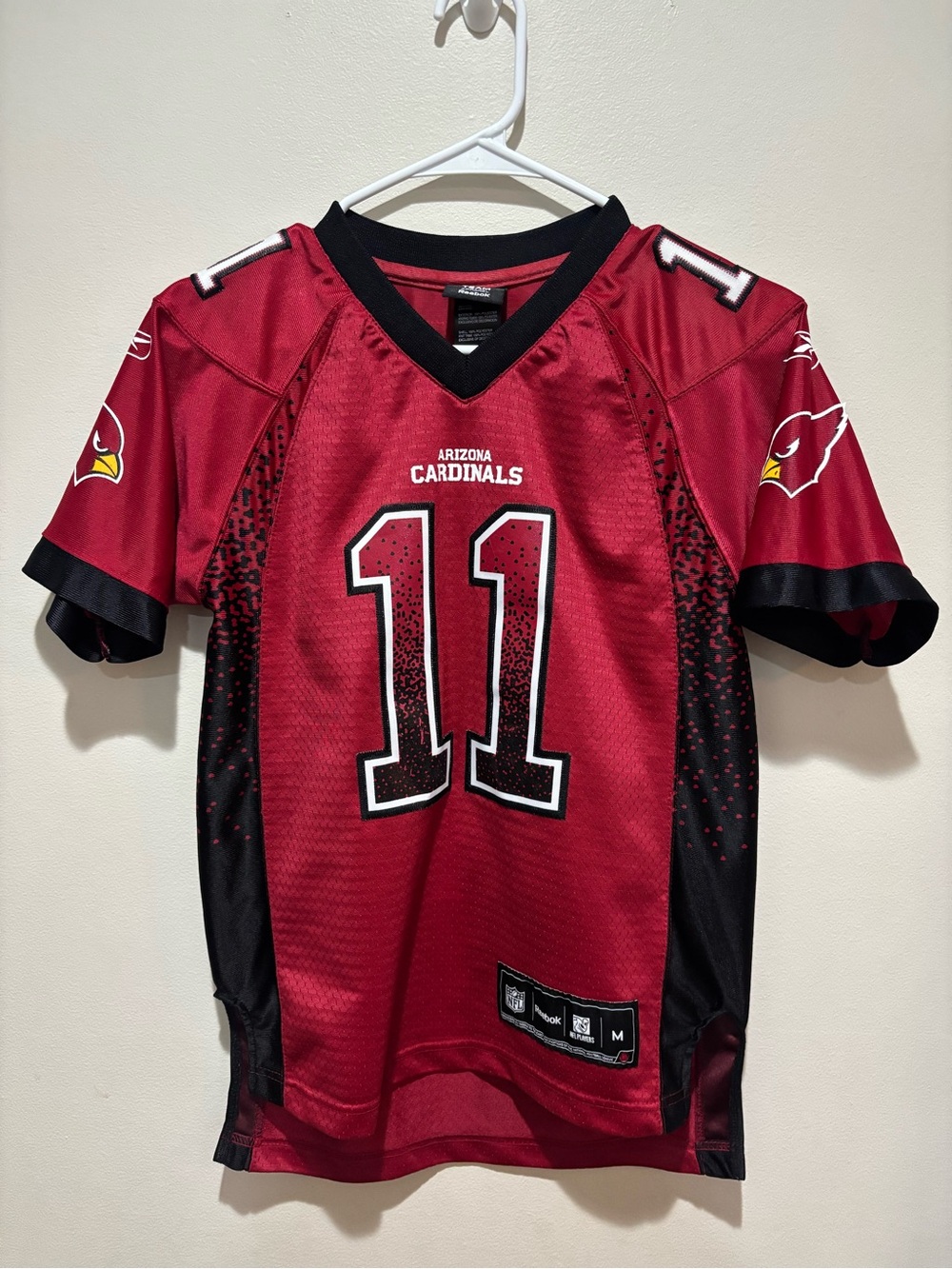NFL Reebok Arizona Cardinals Larry Fitzgerald #11 Football Jersey Youth Medium
